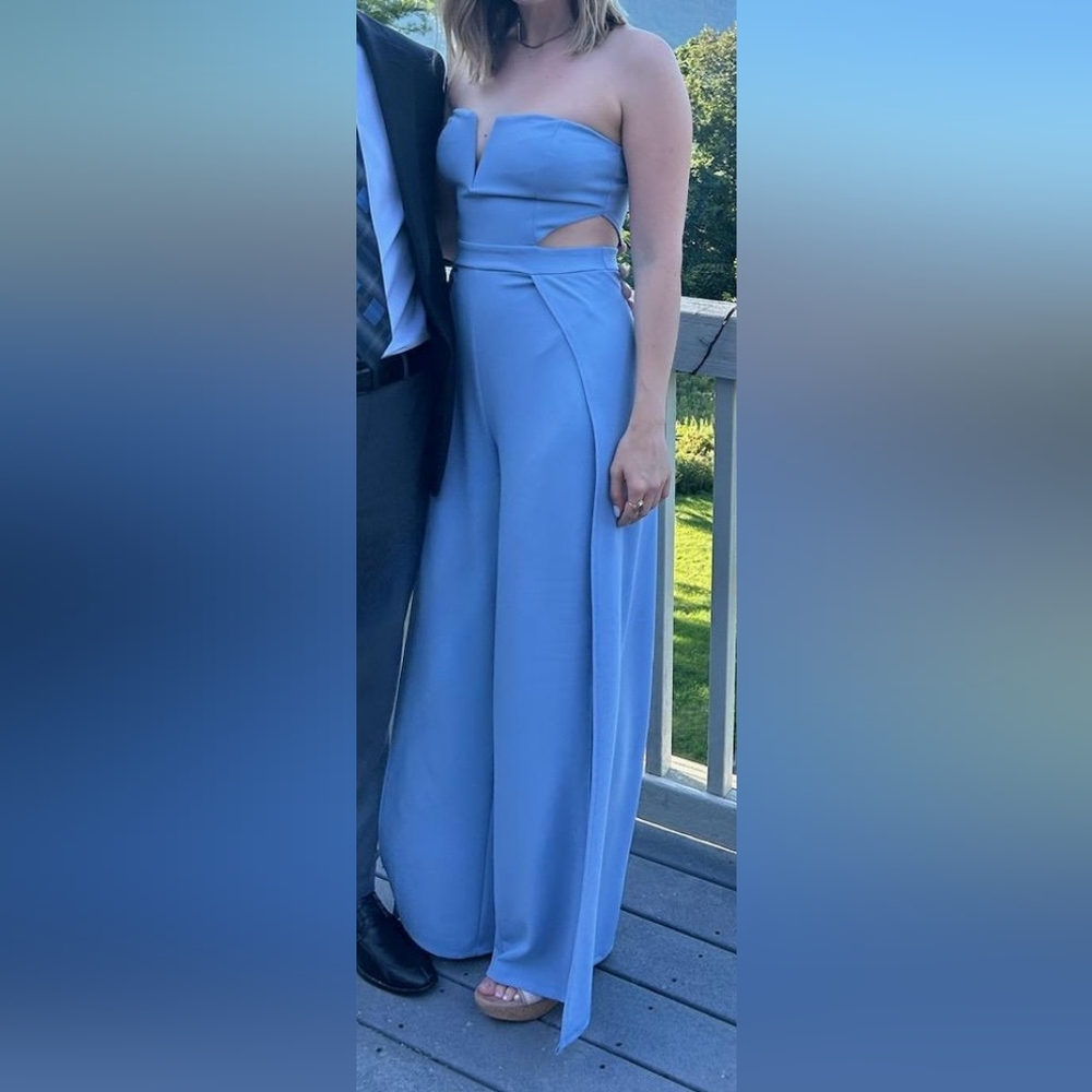 Strapless Wedding Guest Jumpsuit